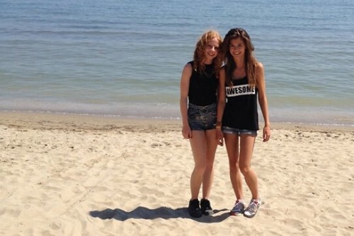 Justina und Kim in Cesenatico